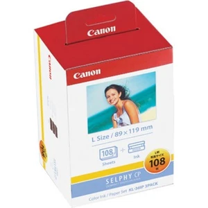 Official Canon color ink/paper set L size SELPHY KL-36IP 3PACK (for CP series) * - Picture 1 of 1