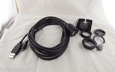 Car Dashboard Mount USB 2.0 A HDMI Female to Micro HDMI Male Installation Cable - Image 1 of 4