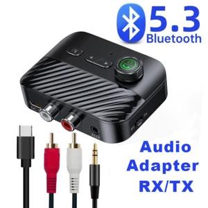 2in1 Bluetooth Transmitter & Receiver Wireless A2DP Home TV Stereo Audio Adapter - Afbeelding 1 van 21