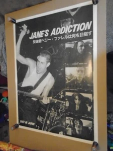 RARE OOP Jane's Addiction POSTER Live in Japan Perry Farrell ritual '90s PERRY ! - Picture 1 of 1