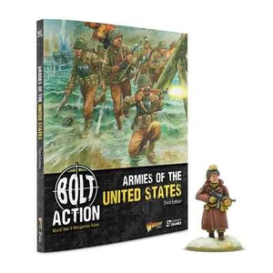 Bolt Action: Armies of the United States 3rd Ed w Figure Warlord Games 28mm WWII - Picture 1 of 3