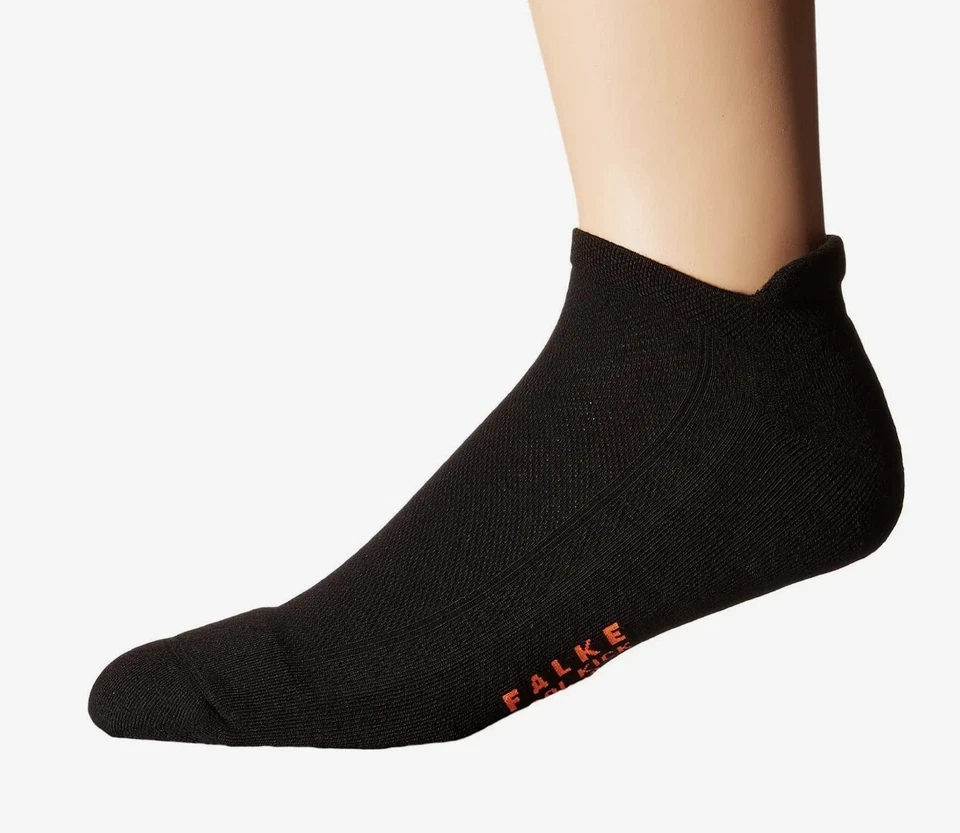 Falke L110740 Men's Black 1 Pack Cool Kick Sneaker Socks Size 39-41 - Image 1 of 1