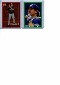 2021 Topps Archives Keston Hiura #184 Red Hot Foil #34/50 + Yount Green #65/125 - Picture 1 of 2