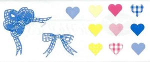 🔥VINTAGE Creative Memories Stickers BABY BOY BOWS & HEARTS NLA NOS* - Picture 1 of 1