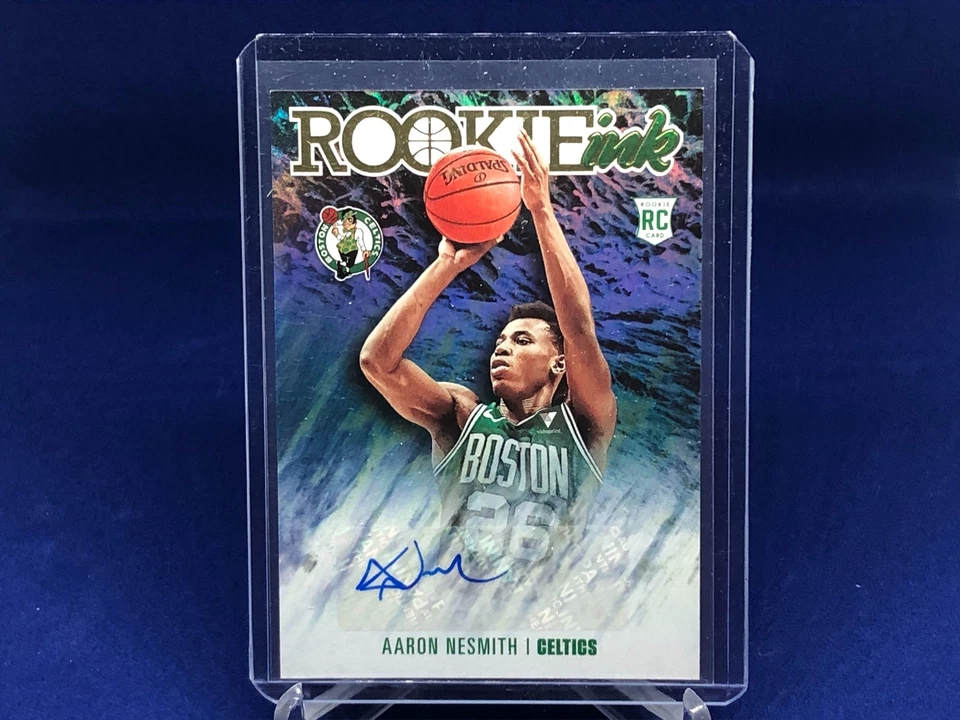 AARON NESMITH 2020-21 PANINI NBA HOOPS ROOKIE INK AUTO RC - Image 1 of 1