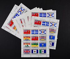 CANADA 1979 #821-32, 832a 17c Flags 12 stamps set, Wholesale x 10 sheets Mint NH