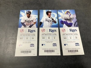 TAMPA BAY RAYS 2013 TICKET STUB 5/24/135/26/13 VS YANKEES - Bild 1 von 3