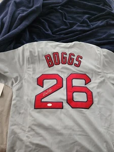 Wade Boggs Signed Replica Red Sox Jersey  - Picture 1 of 4