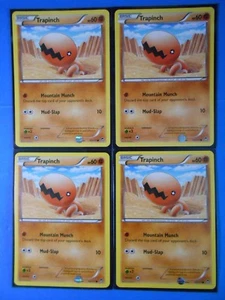 4x Trapinch 53/111 Pokemon card XY Furious Fists common NM - Picture 1 of 1