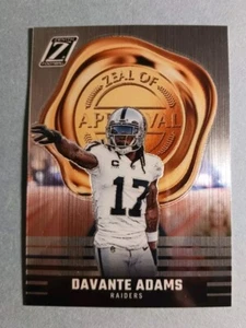 2023 Panini Zenith Davante Adams Zeal Of Approval #18 Raiders - Imagen 1 de 2