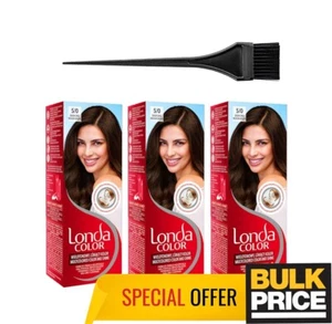 Londa Color Permanent Color Creme 5/0 Medium Brown 3-Pack - Picture 1 of 6