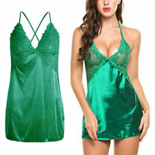 Satin Green Dresses for Women