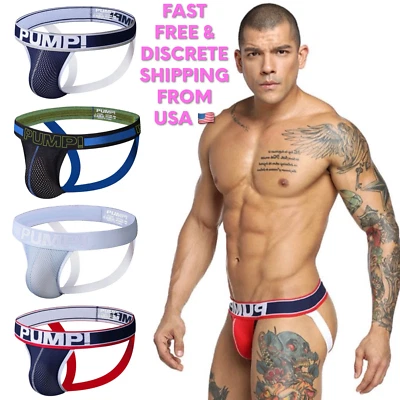PUMP MESH JOCKSTRAP SEXY UNDERWEAR - FAST/FREE SHIPPING - Image 1 of 4