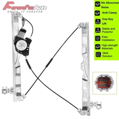 Power Window Regulator For Nissan Armada Titan 2005-2015 Front Right w/ Motor - Image 1 of 4