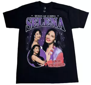 Selena "Queen Of Cumbia" Graphic Tee Black Sizes S-XXL - Picture 1 of 1