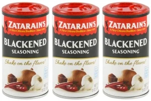 Zatarain's Blackened Seasoning, 3 oz (3 Pack) New Orleans Dry Rub - Picture 1 of 5