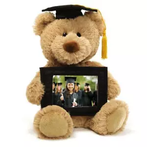 Graduation Gift Plush Bear With Photo Memory Keepsake - Picture 1 of 1