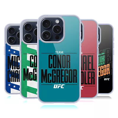 OFFICIAL UFC FIGHTER TEAM SOFT GEL CASE FOR APPLE iPHONE PHONES - Image 1 of 4