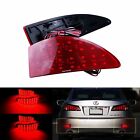 2Pcs Red Led Rear Bumper Reflector Brake Stop Light For Lexus Is250 Is350 06-13