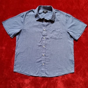 Urban Pipeline Short Sleeve Button Down Shirt Boys Size Youth XL Husky Blue  - Picture 1 of 8