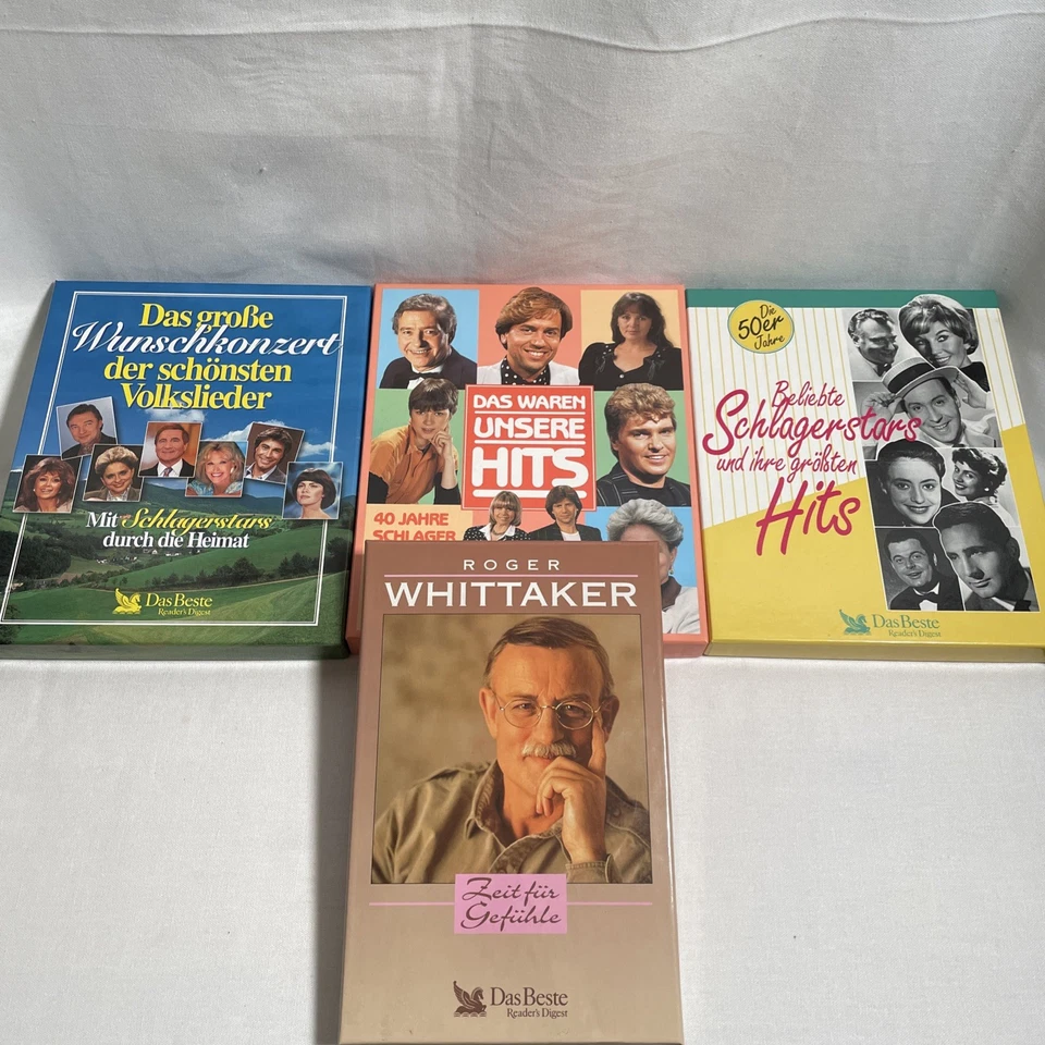 Readers Digest Das Beste Musik Kassetten Konvolut  19 MC in 4 Sammler Boxen - Bild 1 von 4