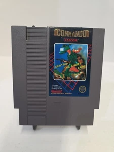 Commando: 5 Screw Nintendo Entertainment System Nes Cleaned Tested And Working - Picture 1 of 4
