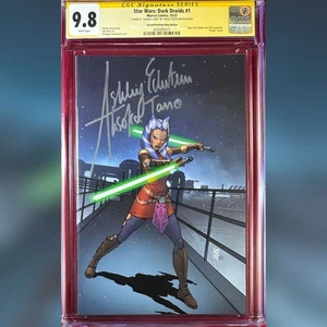 STAR WARS DROIDES OSCUROS #1 EDICIÓN EBAY CGC 9.8 SS ASHLEY ECKSTEIN "AHSOKA TANO" - Imagen 1 de 2