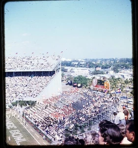 Miami Orange Bowl Florida Football game - 5x Stereo realist slides - 1950s - Picture 1 of 8