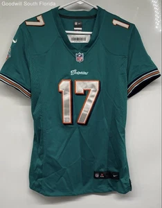 Nike Mens Green Miami Dolphins Ryan Tannehill #17 Football Jersey Size Large - Picture 1 of 9