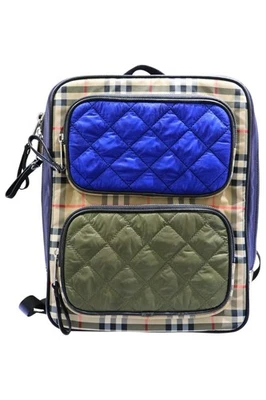 Mochila acolchada y a cuadros Burberry Foto 1 de 4