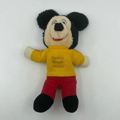 Mickey Mouse Power Vintage Knickerbocker Plush Stuffed Animal Toy Kids Fun Play - Image 1 of 4