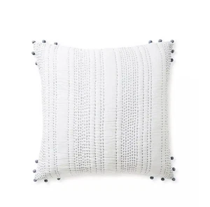 Serena and Lily Ryebrook Dusty Blue EURO Pillow Sham *set of 2* - Picture 1 of 5
