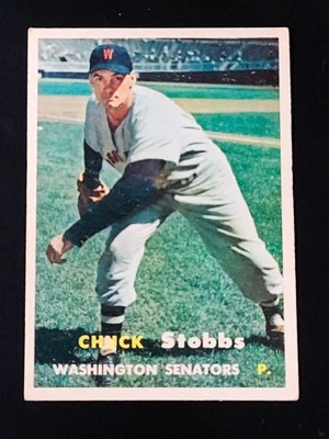 1957 Chuck Stobbs #101 Topps NR-MINT CENTERED!! - Image 1 of 4
