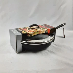 New Circulon Elite 12" Covered Deep Skillet Nonstick With Comfort Grip Handle - Picture 1 of 10