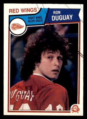 1983 OPC O-Pee-Chee Hockey #121 Ron Duguay Signed Autograph (no COA) *d2 - Image 1 of 2