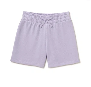 Wonder Nation Purple Elastic Waist Relaxed Fit Girls’ Fleece Shorts Size L 10/12 - Picture 1 of 6