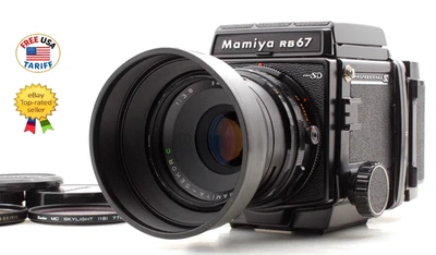[Near Mint+] Mamiya RB67 Pro SD C 127mm f3.8 Lens Motorised Film Back From JPN - Image 1 of 4