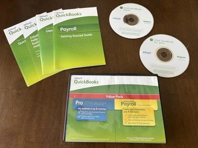 2014 INTUIT QUICKBOOKS PRO VALUE PACK, SMALL BUSINESS + PAYROLL   - Image 1 of 3