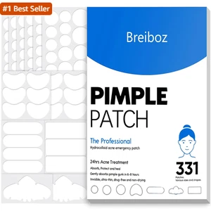 Large Pimple Patches for Face 331 Patches-7 Size,306 round & 25 XL Acne Patches, - Picture 1 of 7