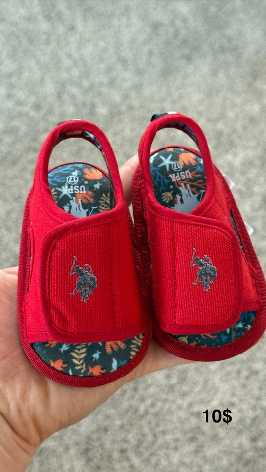 U.S. Polo Assn. Детские сандалии — красные - Изображение 1 из 1