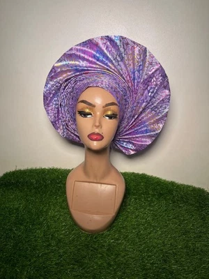 Multi color  Sego Auto Gele - Image 1 of 3