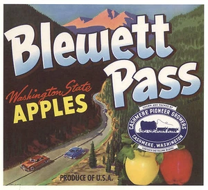 *Original* BLEWETT PASS Coches de Colección Diligencia Apple Caja Etiqueta ¡NO ES UNA COPIA!! - Imagen 1 de 1