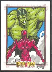 Iron Man Movie Sketch Card Matthew Goodmanson - Picture 1 of 1