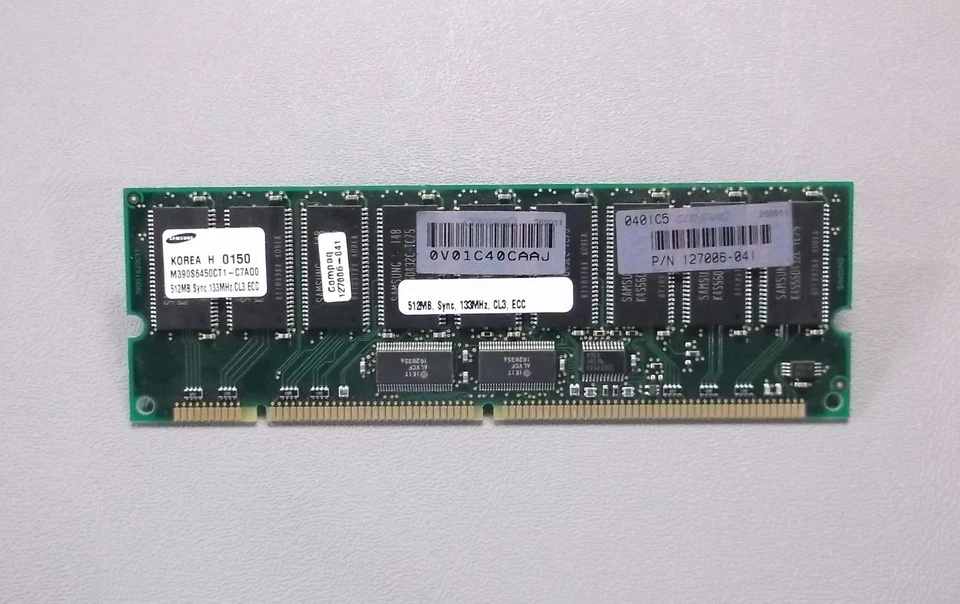 SAMSUNG M390S6450CT1-C7AQ0 127006-0412 512MB MEMORY ***30 DAY WARRANTY*** - Image 1 of 1
