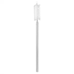 Stainless Steel Telescopic Reusable Straw With Cleaning Brush For Household - Picture 1 of 18