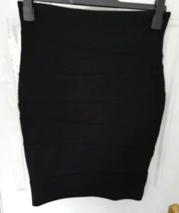 James Lakeland Italien 12 14 (46) schwarz weich dehnbar Rock figurbetont Stil Seitenreißverschluss - Bild 1 von 5