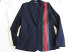 Woman Jacket Blazer Central Park West Navy Blue Long Sleeve Different Sizes