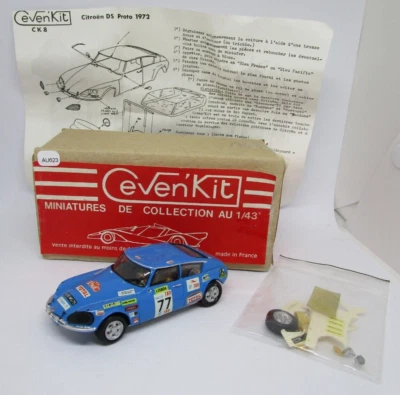 AU623 CEVENKIT CHRONO 43 1/43 CITROEN DS PROTO COURTE # 77 1972 KIT RESINE MONTE - Photo 1/4