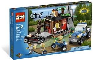 LEGO CITY Robber’s Hideout 4438 Brown BEAR Forest Police Truck Hot Rod ATV Cabin - Picture 1 of 12