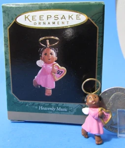 Hallmark 1997 ornamento miniatura música celestial - Imagen 1 de 12